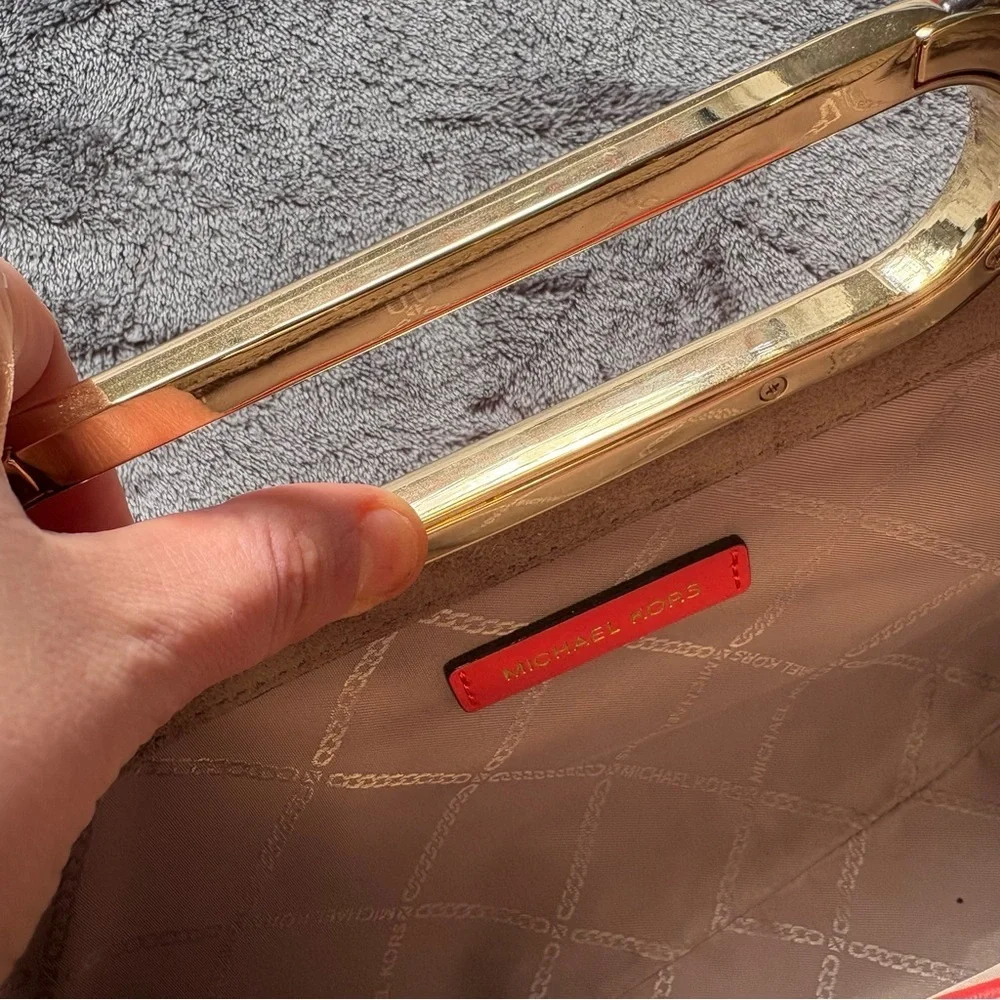 Michael Kors Red Women's Bag,  NWOT - Picture 8 of 9